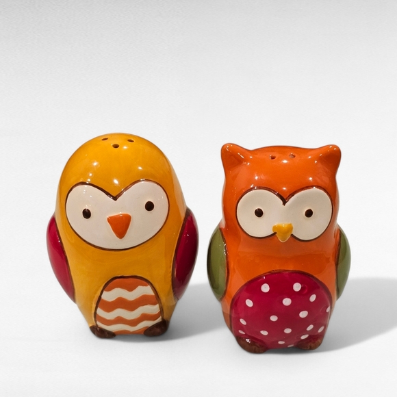 Owl Salt and Pepper Shakers by Sandra Lee - Picture 2 of 15